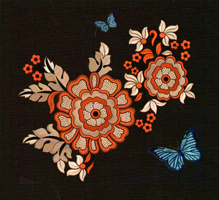 Embroidery digitizing design 1